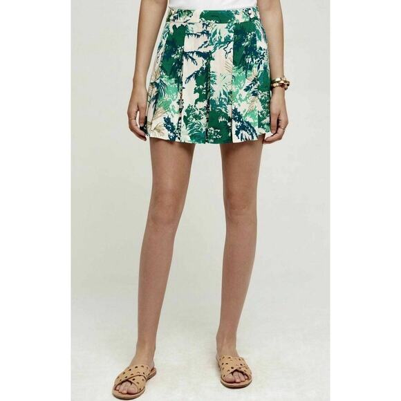 Anthropologie Elevenses Kadu Pleated Skort, Size  4 - Picture 2 of 12